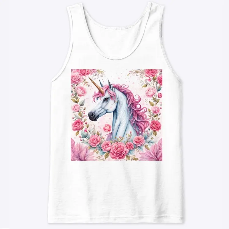 Unicorn Among Roses