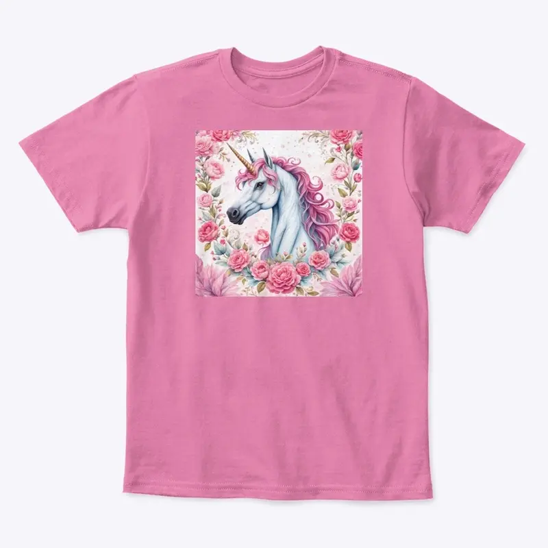 Unicorn Among Roses