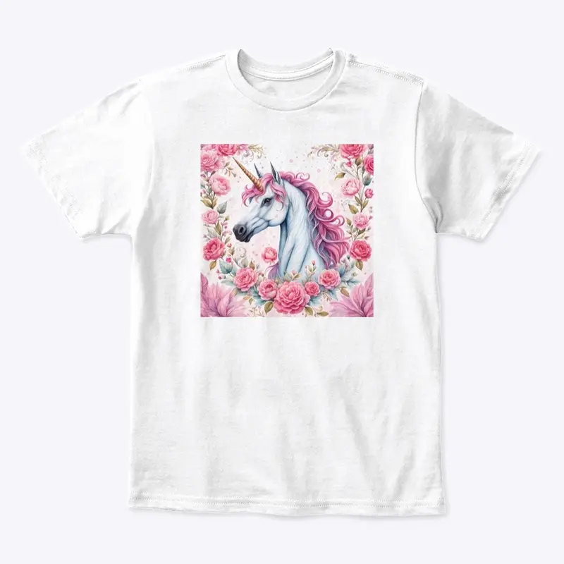 Unicorn Among Roses