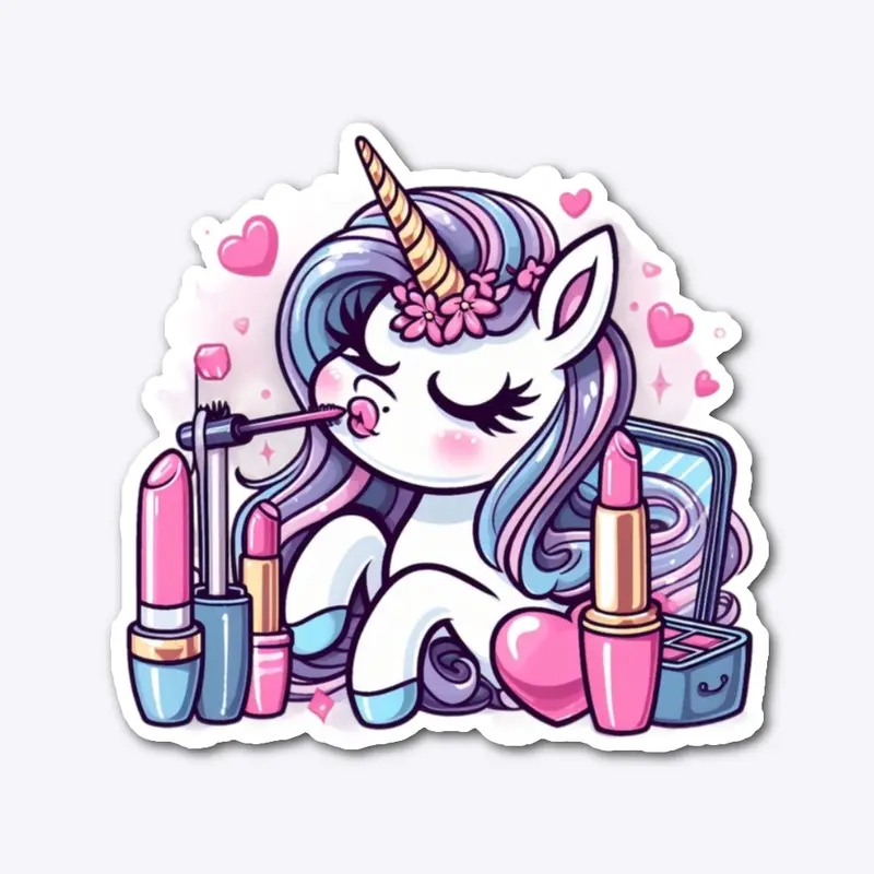 Unicorn’s Makeup Session