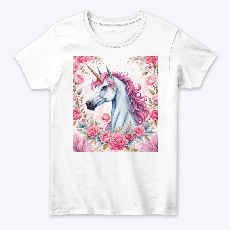 Unicorn Among Roses